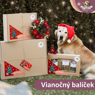 VIANOČNÝ BALÍČEK PRE PSÍKOV 🐶🎁 ➡️ 3 varianty veľkosti pre všetky druhy psíkov ➡️ 100% prírodný slovenský výrobok bez...